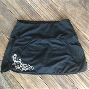 Athleta black skort